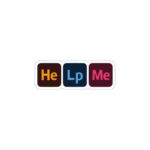 HELP ME STICKER