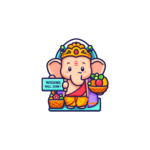 Baby Ganesh Sticker