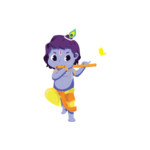 Little Krishna Sticker