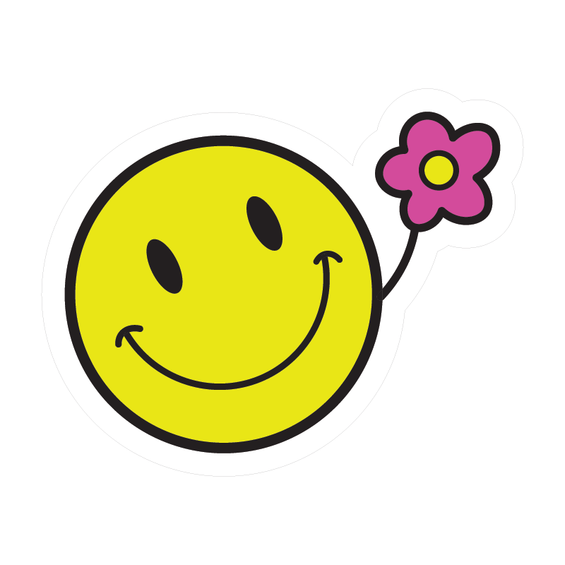 55 SMILEY STICKER - Image 1