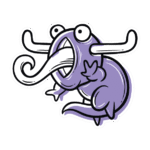 funny cartoon sticker