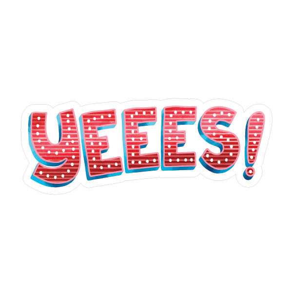 92 YEEES STICKER - Image 1