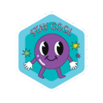 STAY COOL EMOJI STICKER