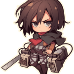 Samurai Anime Sticker
