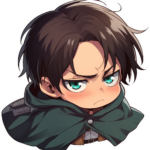 Angry Boy Face Sticker