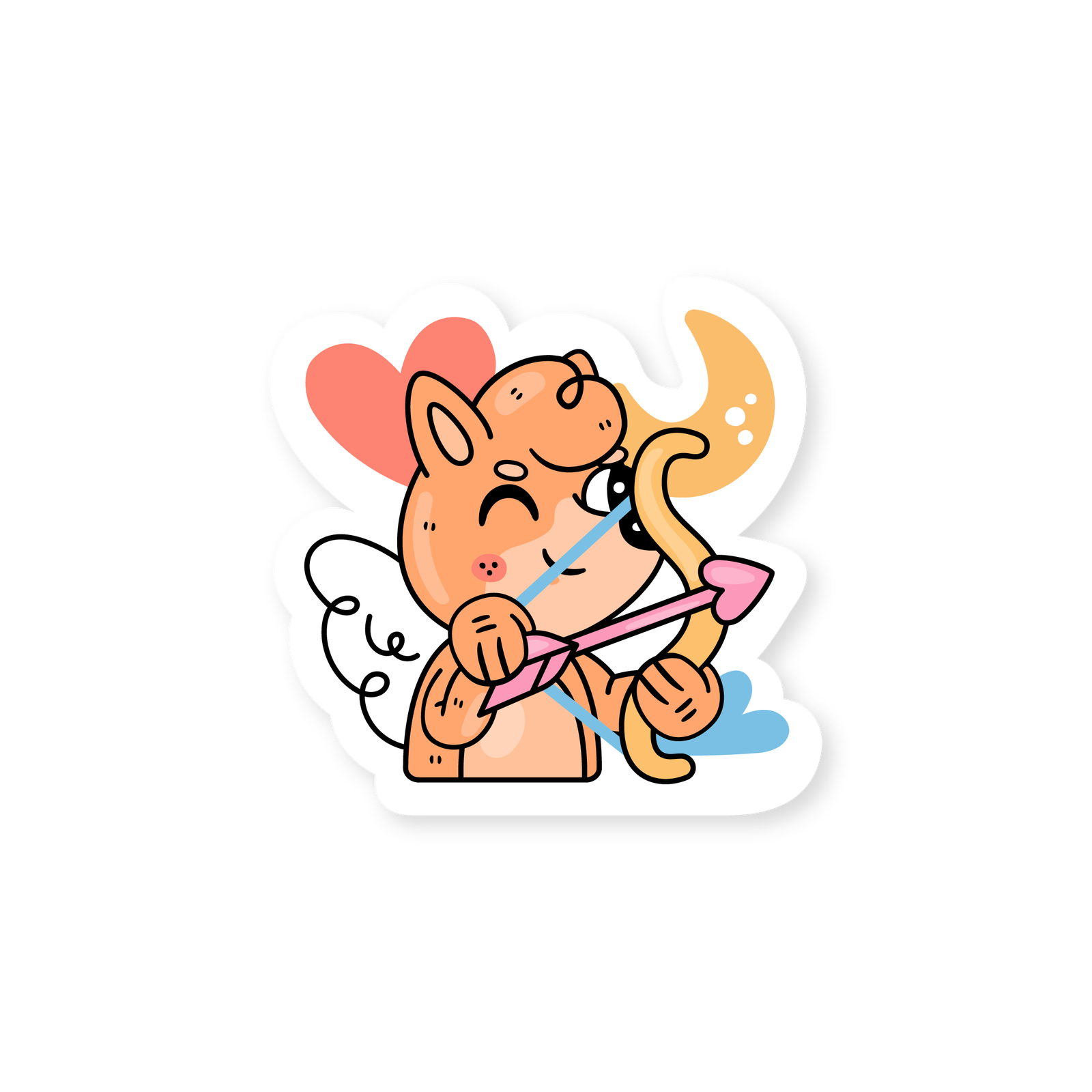 emoji-85 Cartoon Sticker - Image 1
